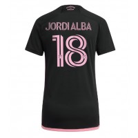 Koszulka piłkarska Inter Miami Jordi Alba #18 Strój wyjazdowy dla kobiety 2023-24 tanio Krótki Rękaw